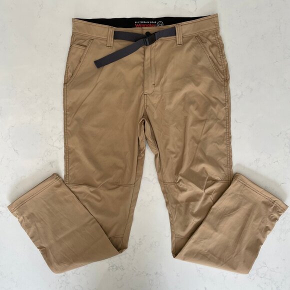 Wrangler By ATG Convertible Trail Jogger Outdoor Nylon Utility Pants Tan 36 x 32 - Picture 13 of 13